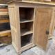 3-door pitch pine sideboard