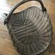 Large logs braided wicker basket