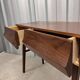 Swedish Console Table with Two Drawers in Dark Teak by G&T, 1960s