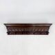 Large Handcrafted Oak Coat Rack, 1930s