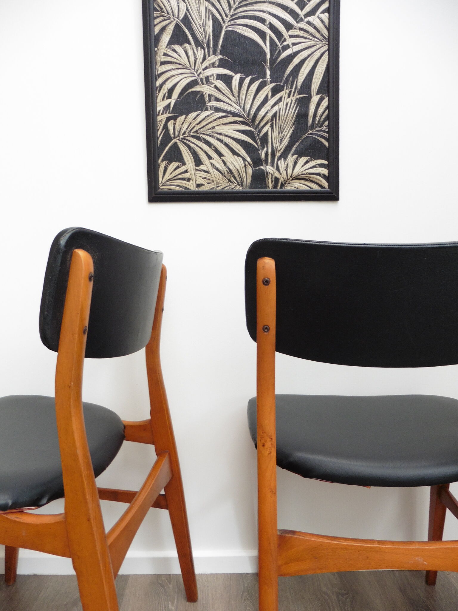 Pair of scandinavian style chairs
