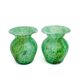 Pair of Murano Glass Vases - Calle - 90's - Made in Italy