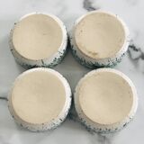 Speckled terracotta bowls