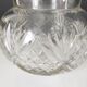 Cut crystal ball vase