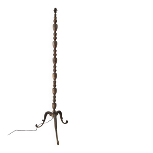 Grand pied de lampe en - laiton