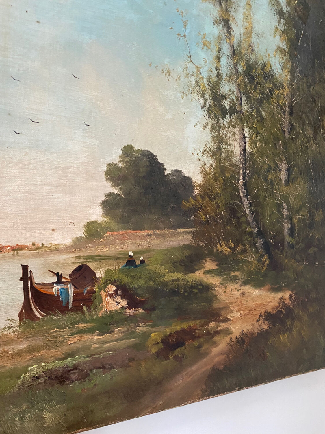 Oil painting painting