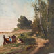 Oil painting painting