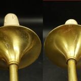 Paire d'appliques aux cors de chasse style Louis XVI - Hettier & Vincent