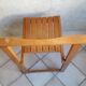 Chaise pliante en bois