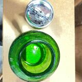 Glass sugar bowl with lid