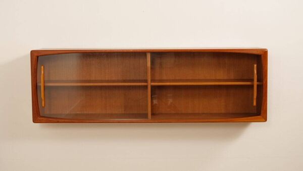 Buffet vintage   Porte coulissante en verre   Flottant   160 cm