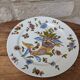 Very beautiful old plate decorated with a cornucopia, hand-painted, Limoges