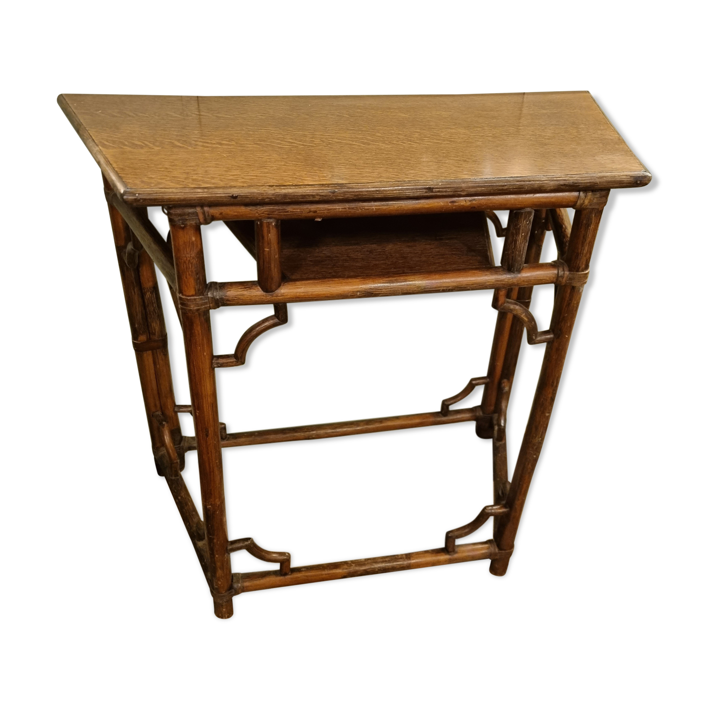 Console trapèze bambou 1900