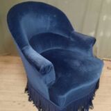 Blue toad armchair