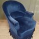 Blue toad armchair