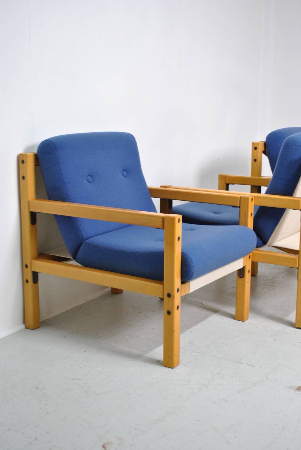 4 Flototto armchairs 1970