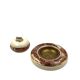 Tommaso Barbi, smoking set, B ceramiche italy 1970