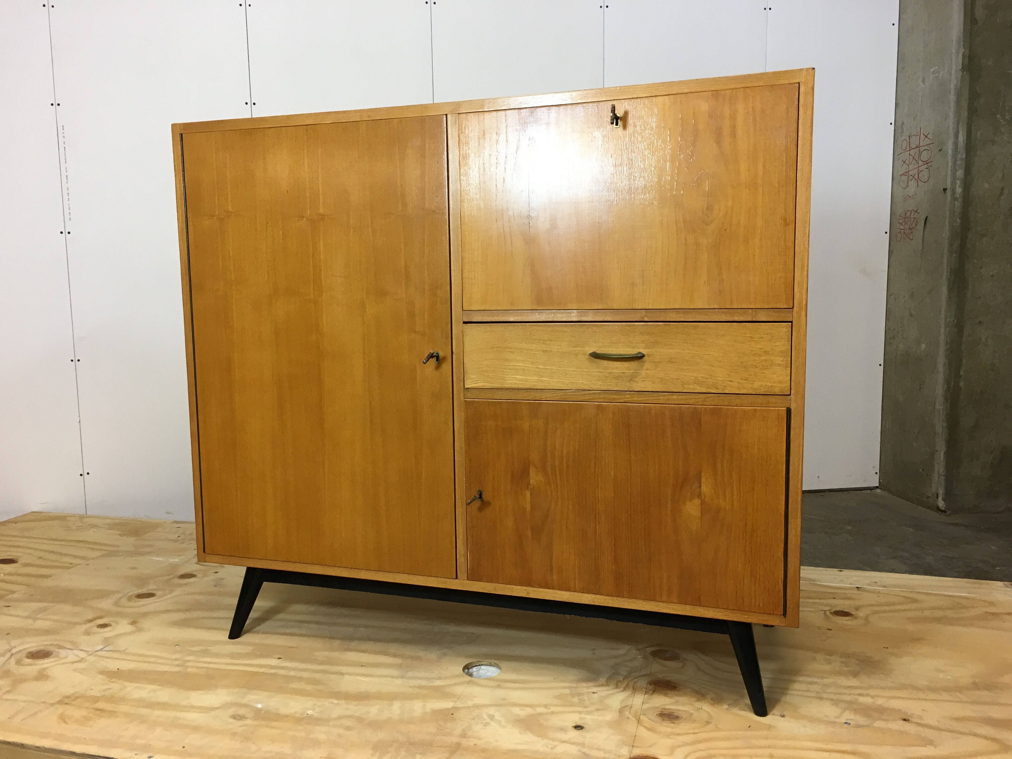 Mid-century birch cabinet, 1950