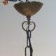 Lustre en fer forgé des années 40
