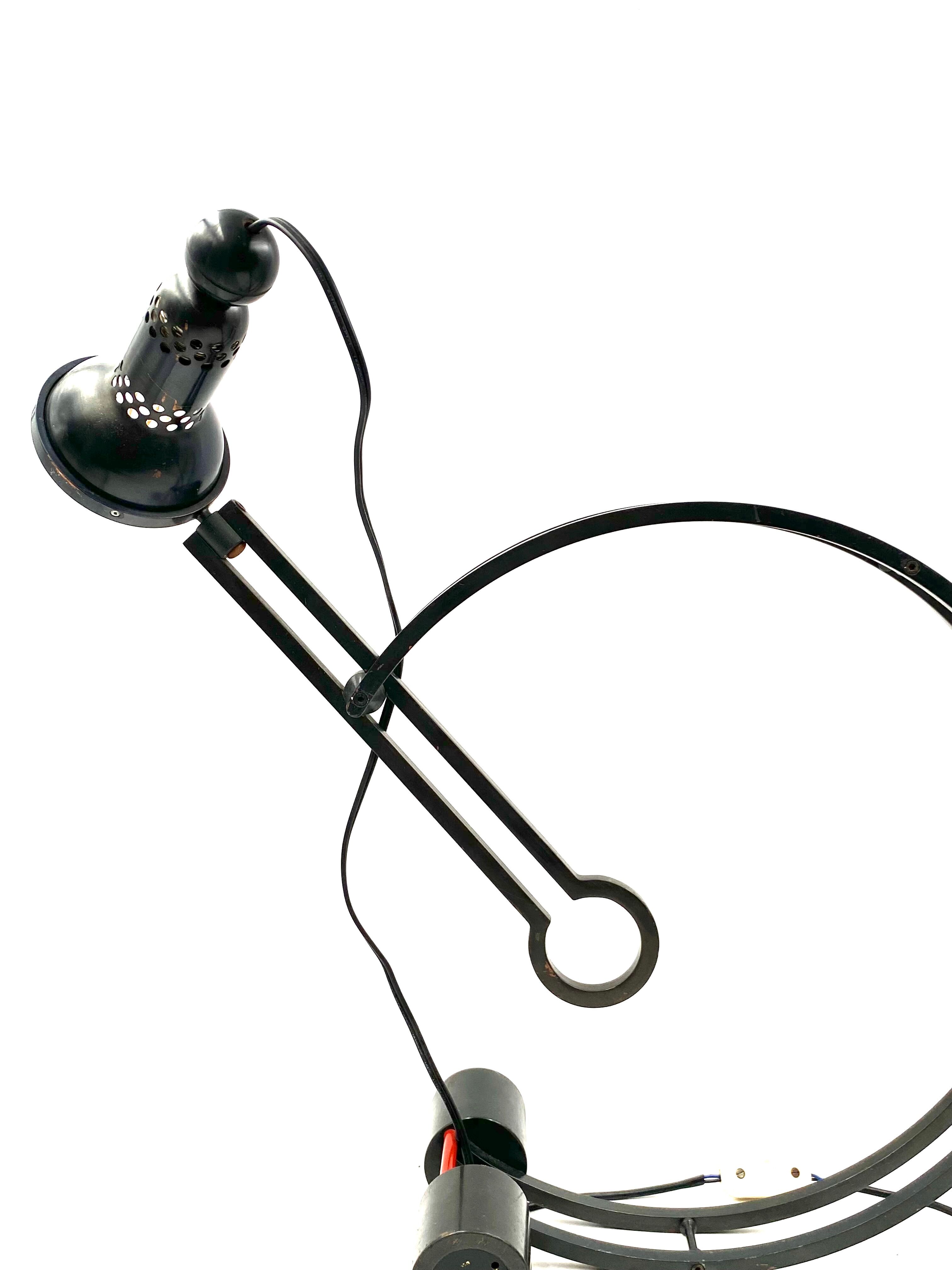 Charles Martin, Pendulum table lamp, Woka Austria 1970s