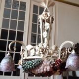 Chandelier Murano bunches of grapes