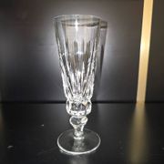 12 Saint-Louis Guernesey model champagne flutes in cut crystal