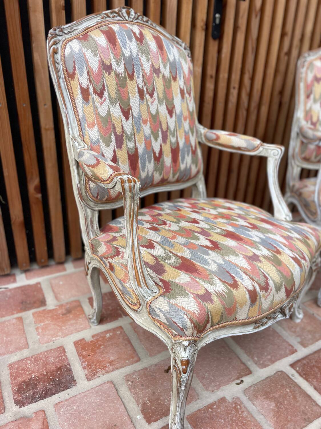 Pair of antique shepherdesses