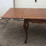 French provincial dining table, Louis XV style