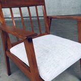 Mid-Century Modern Dutch Armchair Set, Netherlands, 1950s, Set of 3