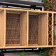 Rattan wicker shelf, 3 floors vintage 1960/70