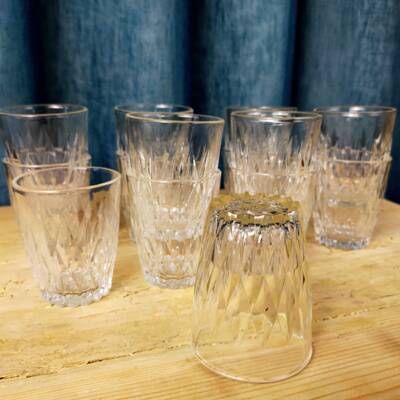 Set of 12 Duralex glasses Chambord model