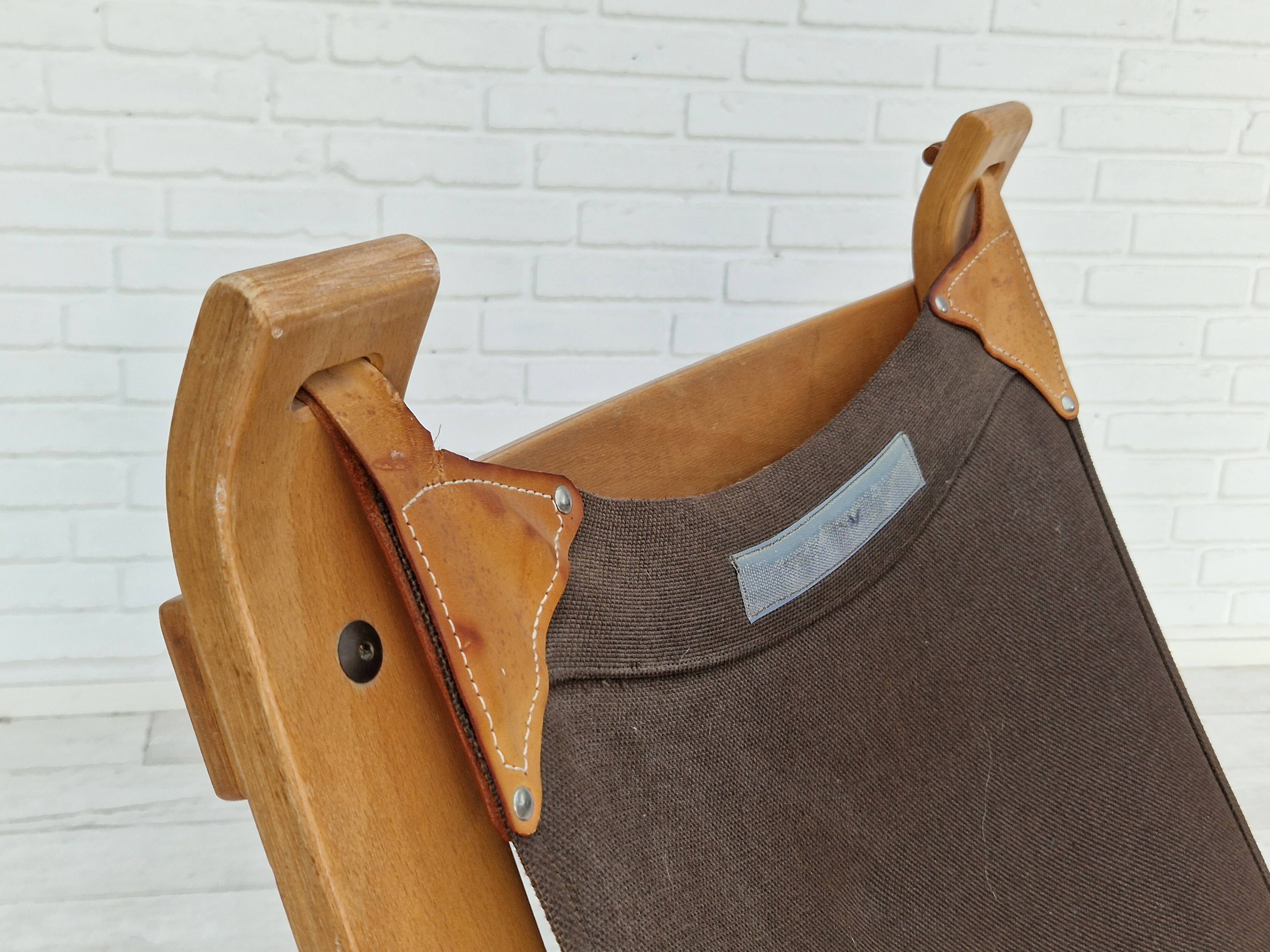 Fauteuil danois par Brammin Møbler années 70