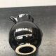 Former black ceramics pitcher vintage 70s