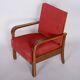 Set of Art Deco Walnut Armchairs, 1930s