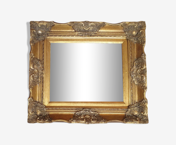 Miroir dorure et bois