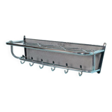 Minimalist metal coat rack from the 1970s