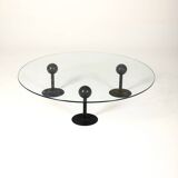 Pepper Young glass coffee table by Philippe Starck for Disform, 1980s