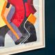 Original Swedish Colour Lithograph – “Composition” by Bo Thorén – Signed – Vintage & Framed