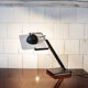 Lacqueched metal table lamp Italy 1970s