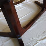 Vintage oval dining table with extensions for Baumann - 1960