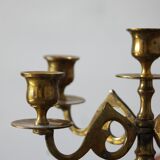 Vintage Swedish Brass Candleholder from Scandia Massing, 1950s