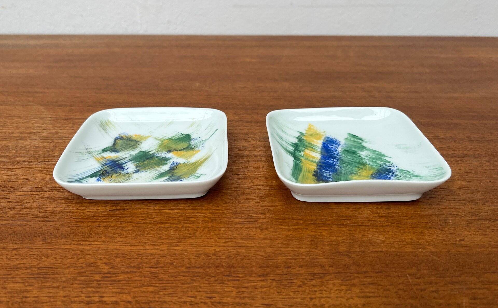 Vintage Danish ceramic wall plates from Bornholm, set of 2.