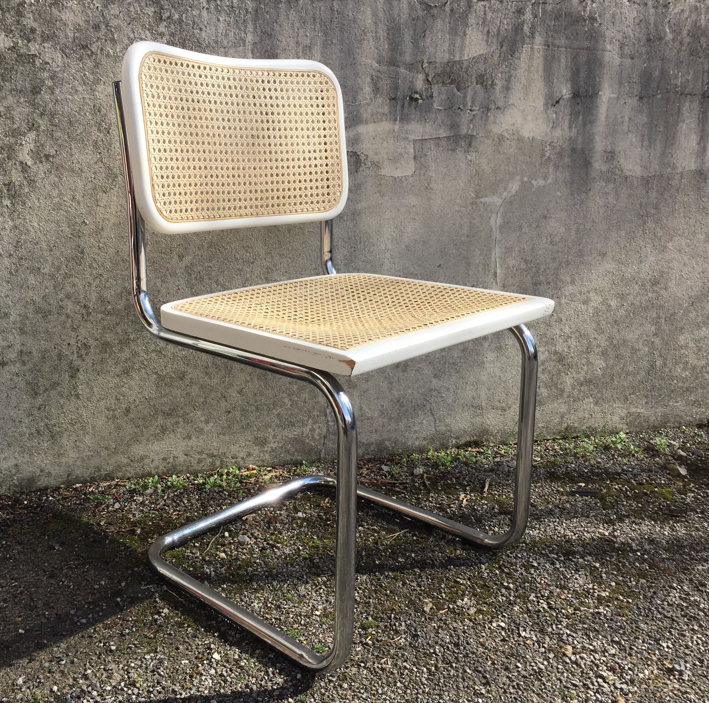 Chaise Marcel Breuer blanche