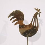 Bougeoir au coq de Gunnar Ander pour Ystad Metall