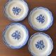 Set of 6 flat plates Digoin Sarreguemines Marsac • Vintage tableware