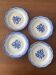 Set of 6 flat plates Digoin Sarreguemines Marsac • Vintage tableware