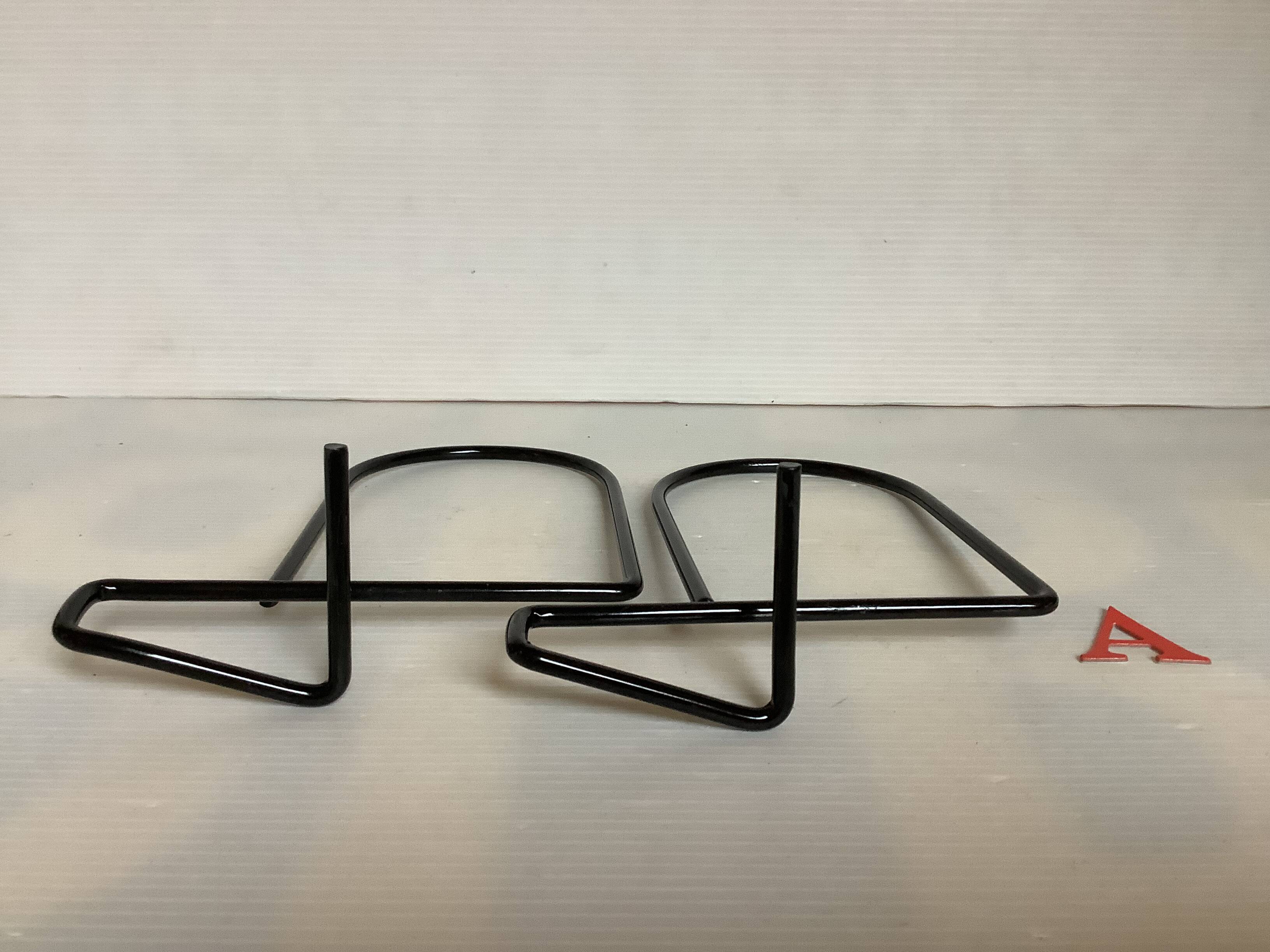 Paire de serre livres métal noir A