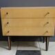 Commode en bois blond années 1960