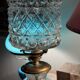 Vintage table lamp in brass and cut glass – Art Deco / Neo style
