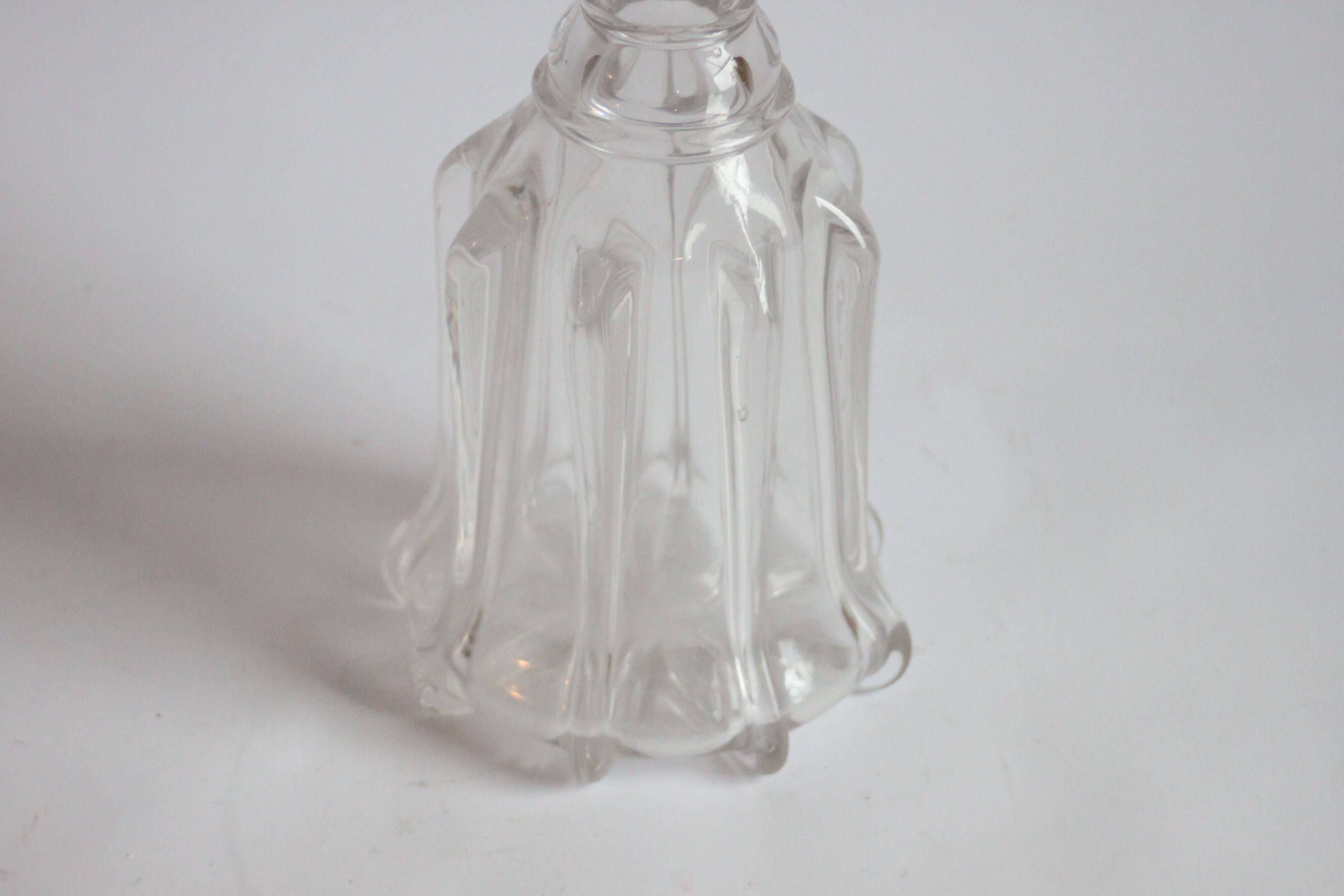 Victorian era bell decanter, UK 19th